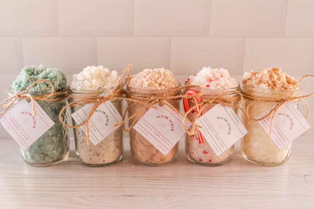 5 Christmas: Sugar Scrubs