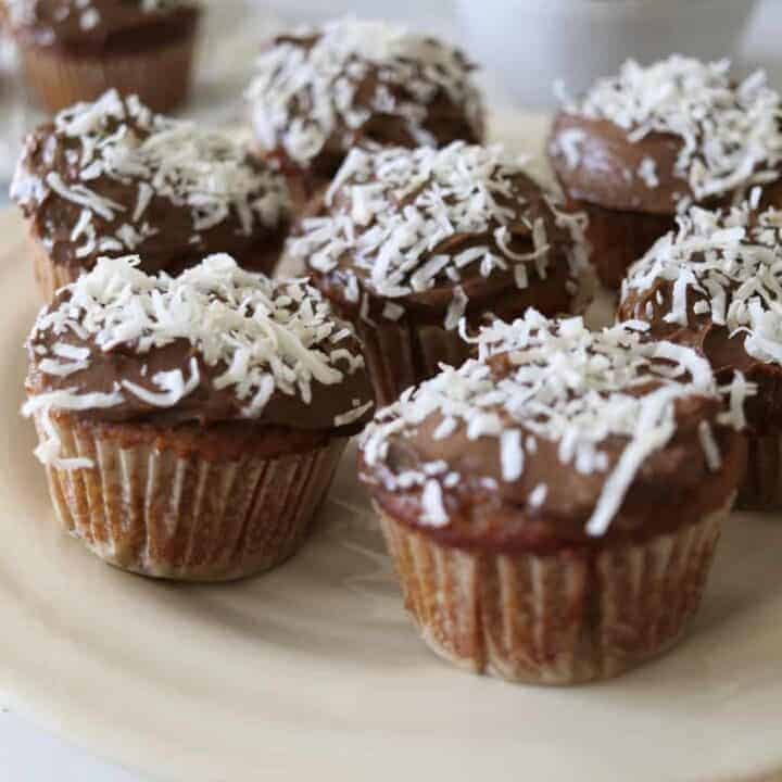 Homemade paleo cupcakes.