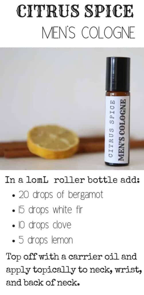homemade mens cologne essential oils #men #mencologne #simplediy #nontoxic #homemade #fathersday #rollerbottle