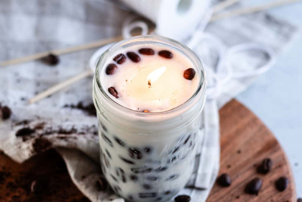Easy DIY Coffee Candles: Made With Whole Coffee Beans
