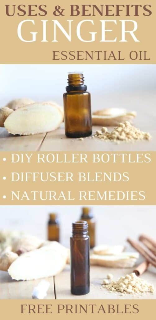 Ginger essential oil cozy diffuser blends and ways to scent your home
