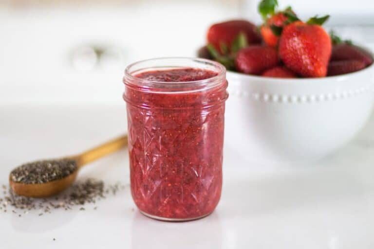 Healthy Strawberry Jam: with Real Fruit