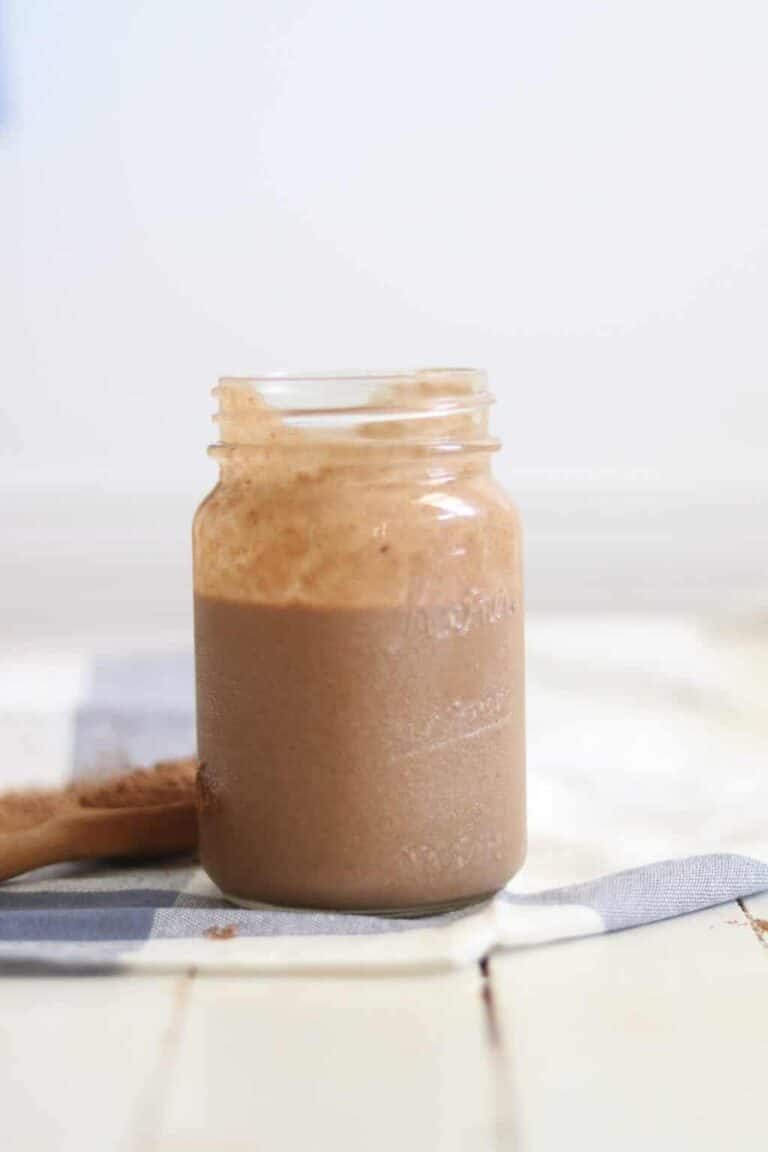 Without Ice Cream Machine: Healthy Peanut Butter Chocolate Ice Cream