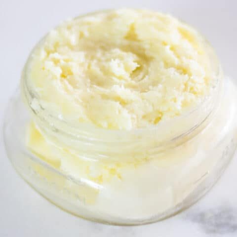 magnesium lotion in mason jar