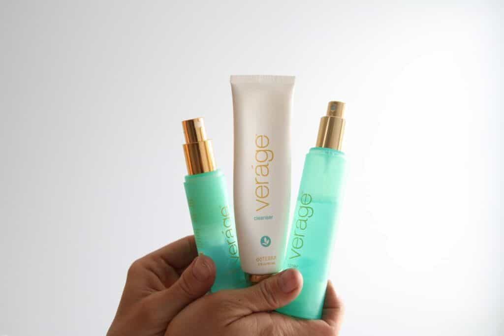 all-natural skin care products on a white background