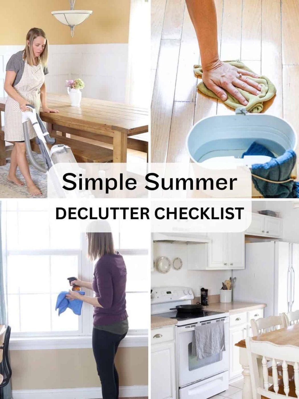 Room by room: Summer Declutter Checklist