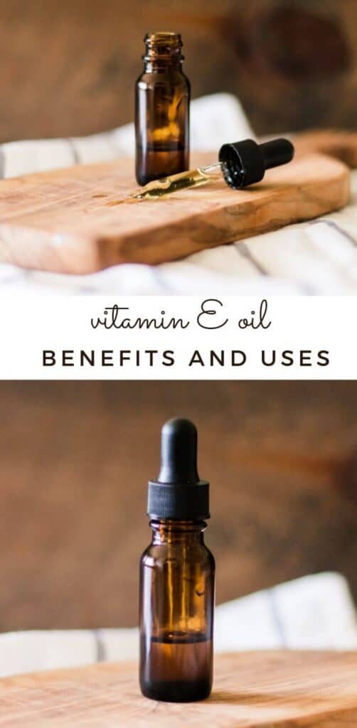vitamin E oil bottle