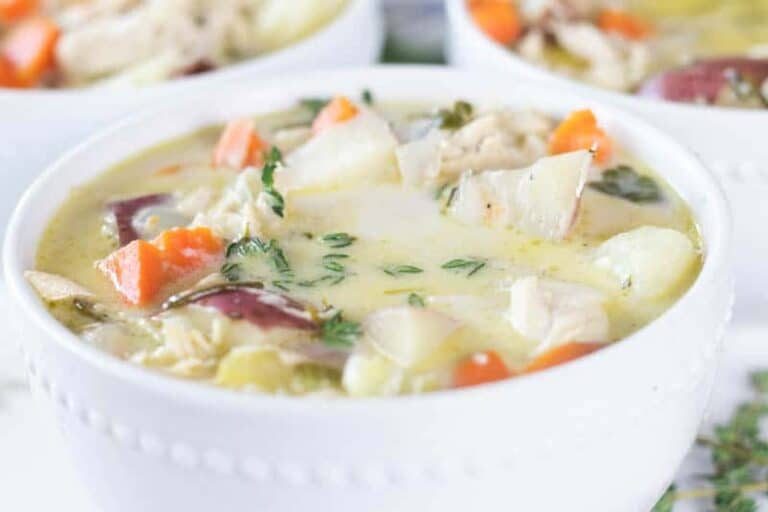 Whole 30: Creamy Chicken Soup