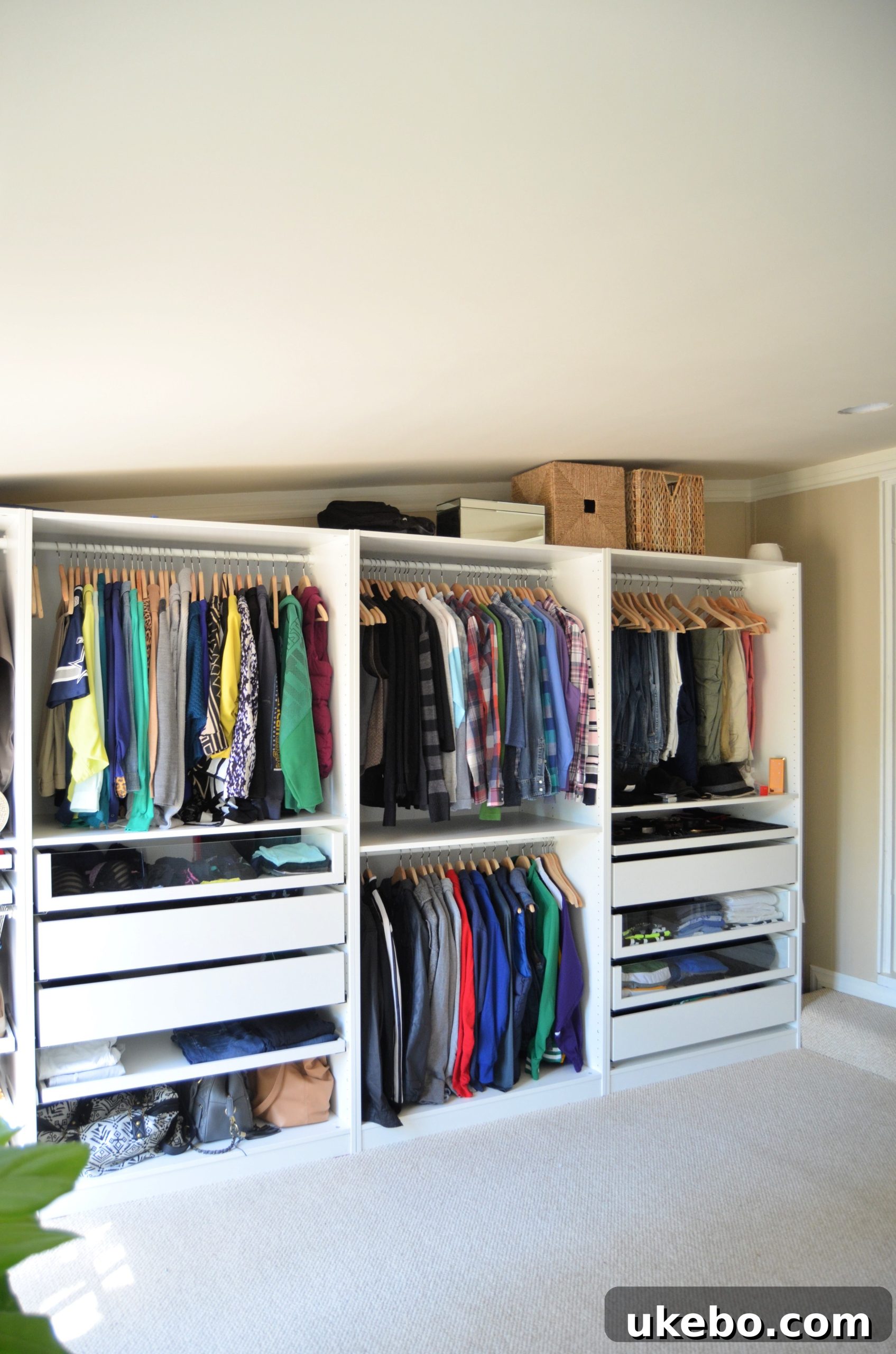 Master Bedroom Transformation Journey 7 Naomi's dedicated IKEA PAX shoe storage unit