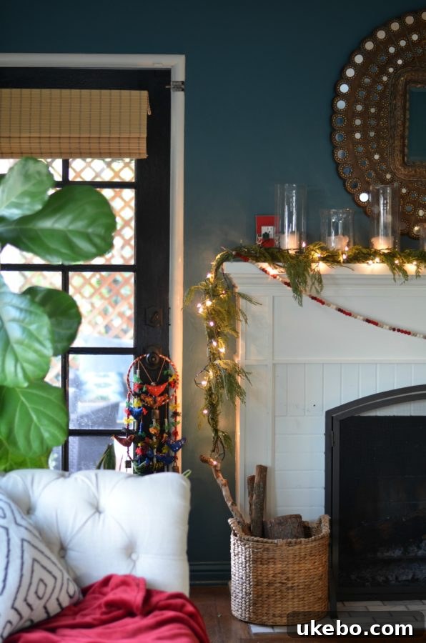 Nutcracker wall plate enhancing holiday mantel design