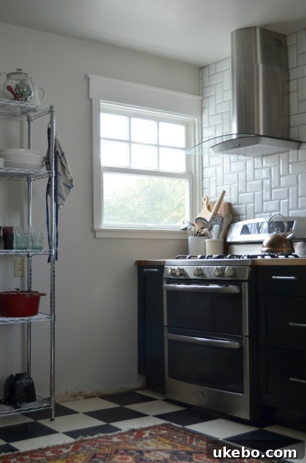 Kitchen Island Area in Renovation