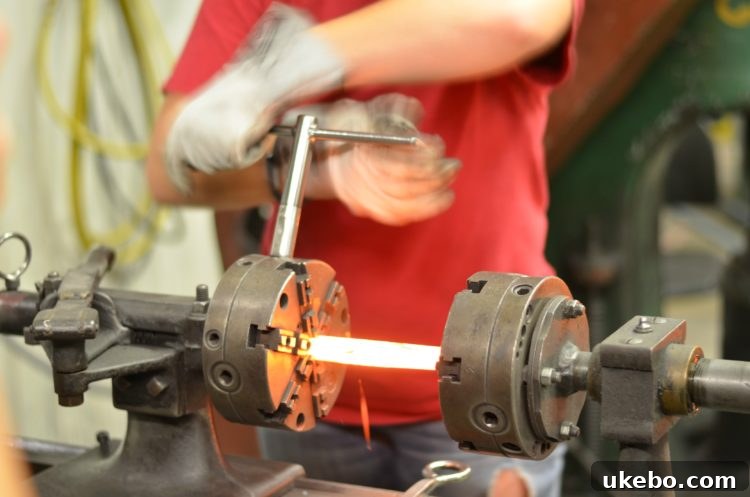 Craftsmen Forging Metal at Hubbardton Forge