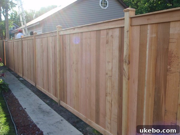 High-quality vertical fence panels, showcasing a modern yet timeless design, perfect for enhancing bungalow aesthetics.