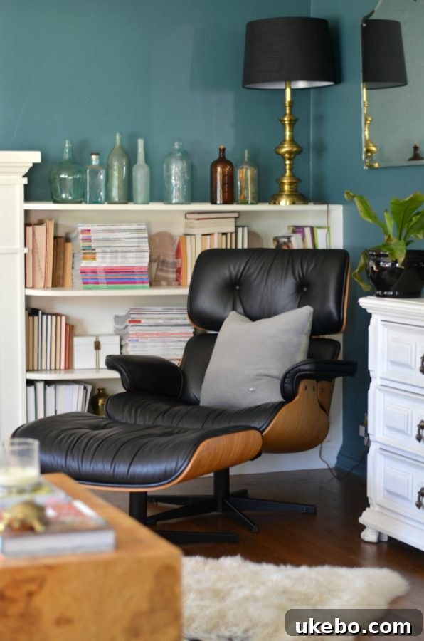 Unveiling Close 5 App A Game-Changer for Entrepreneurs 3 Close-up of an Eames lounge chair, a prized second-hand furniture acquisition