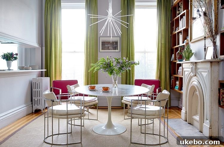 Greenery used as an accent armchair in a neutral-toned living room