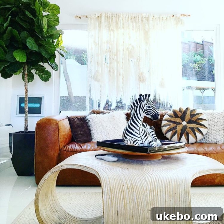 Boho Style Dining Nook in a Small Home
