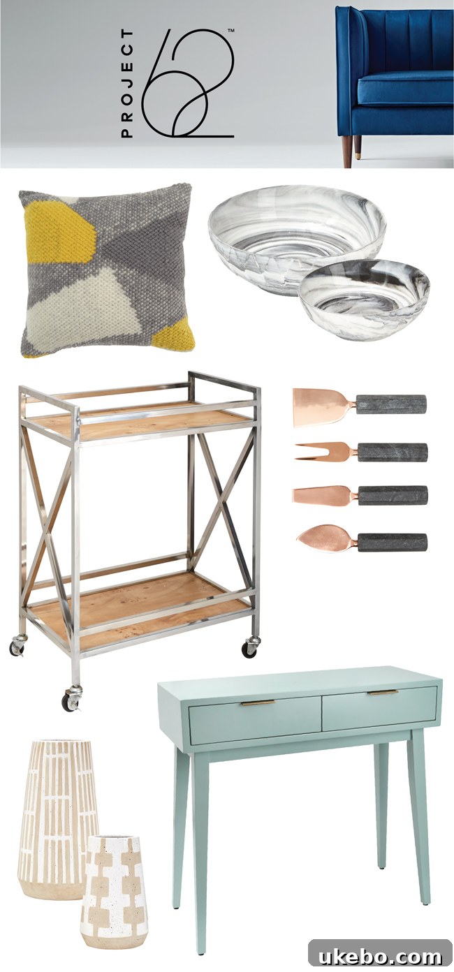 Project 62 collection preview showcasing minimalist design and home furnishings