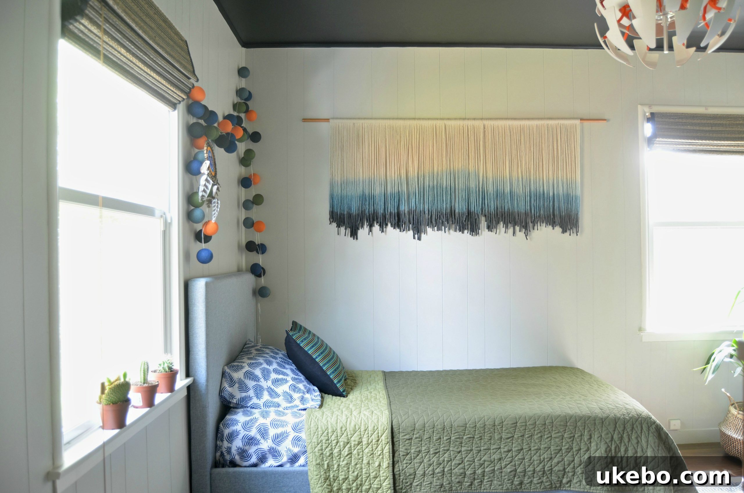Son's room before and after styling