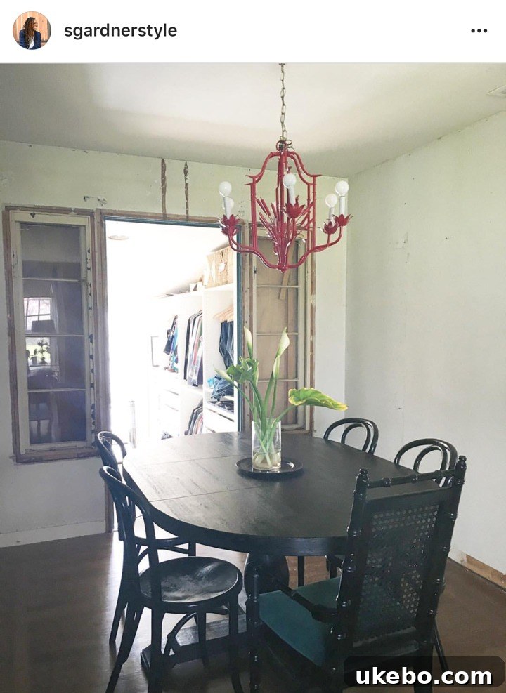 Our Cottage Bungalow Dining Room Makeover Journey 6 Another view of the hidden sidelights.