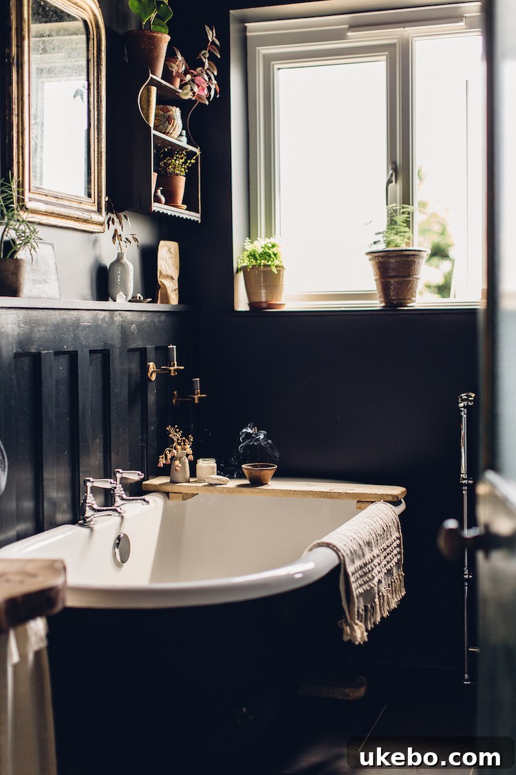 One Room Challenge Week 1 The Design Blueprint 14 Inspirational image of a Scandinavian-style budget bathroom makeover