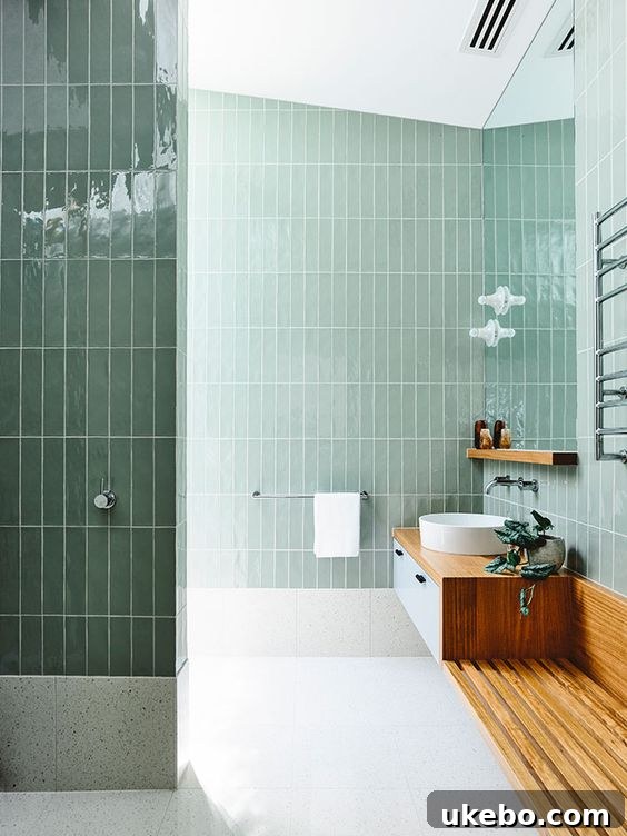 One Room Challenge Week 2: Demolition Day, Unexpected Hurdles, and Plan B 7 Inspiration image for vertical subway tile installation in a shower