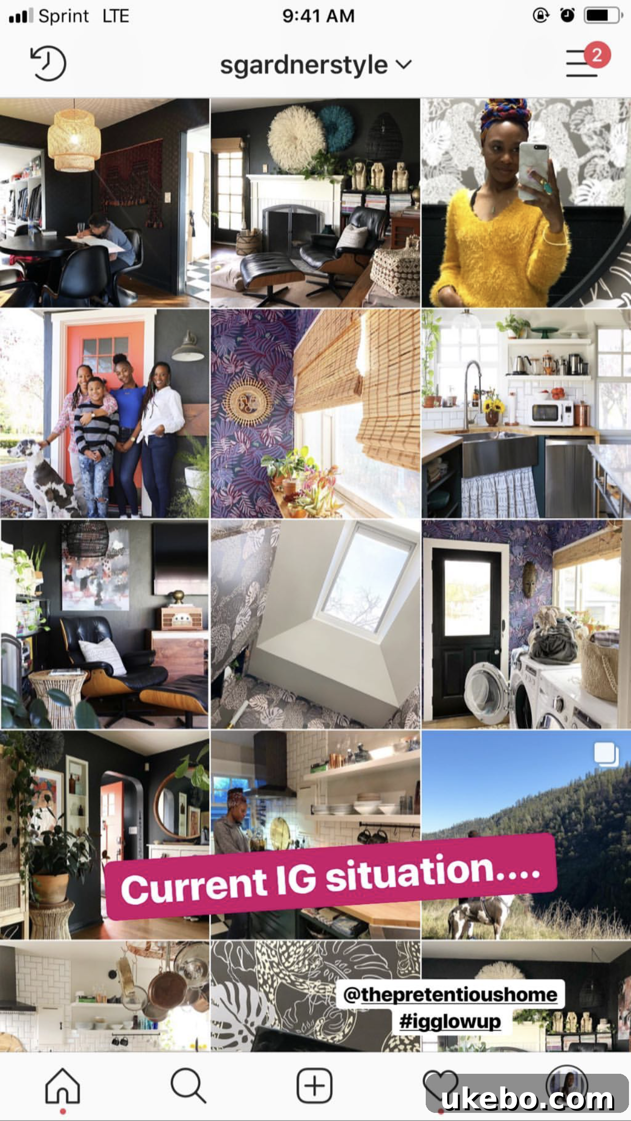 Reclaiming Our Digital Domain 2 Current Instagram Feed Snapshot