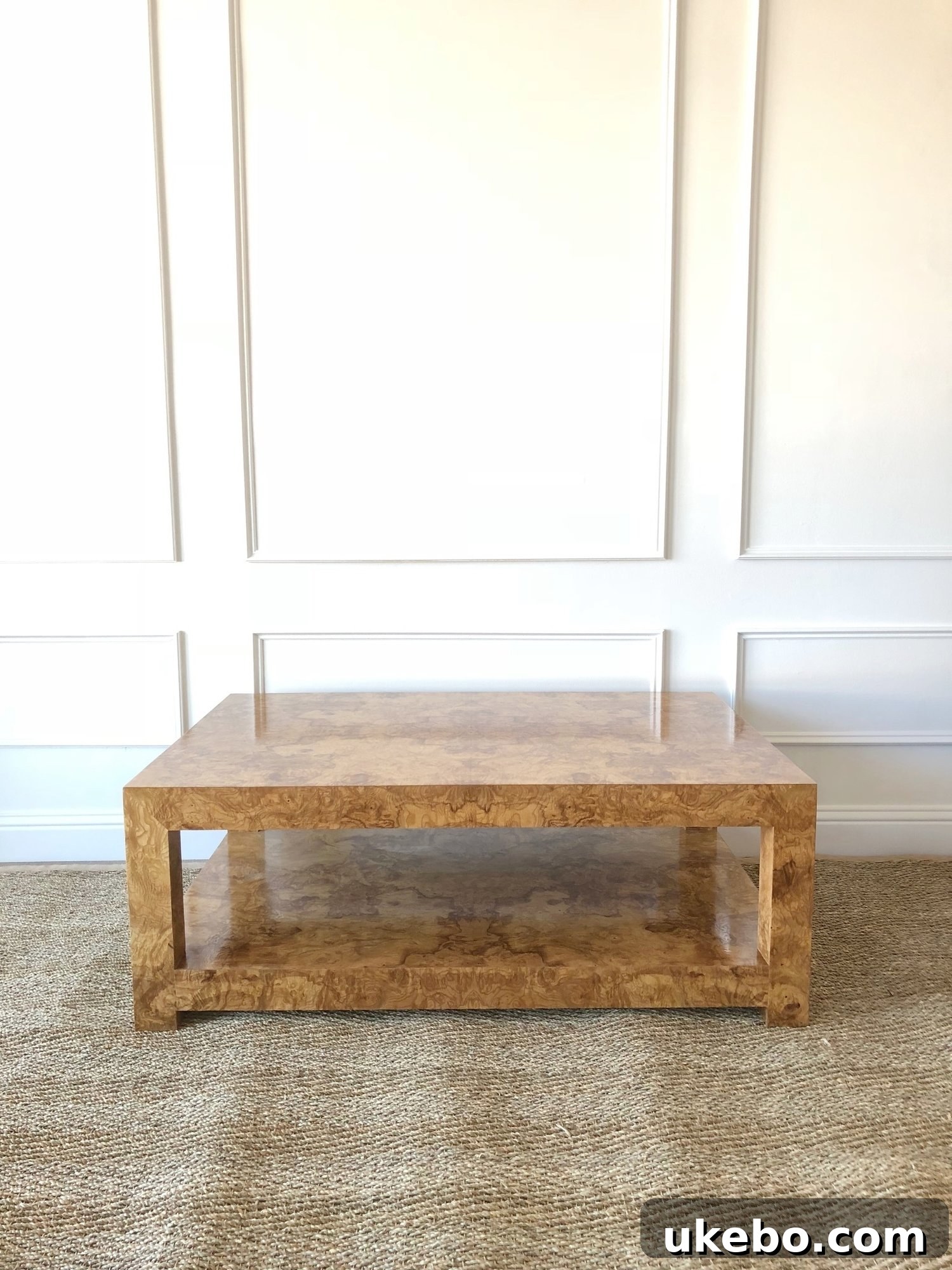 The C.E.H. Label Hanover Burlwood Coffee Table