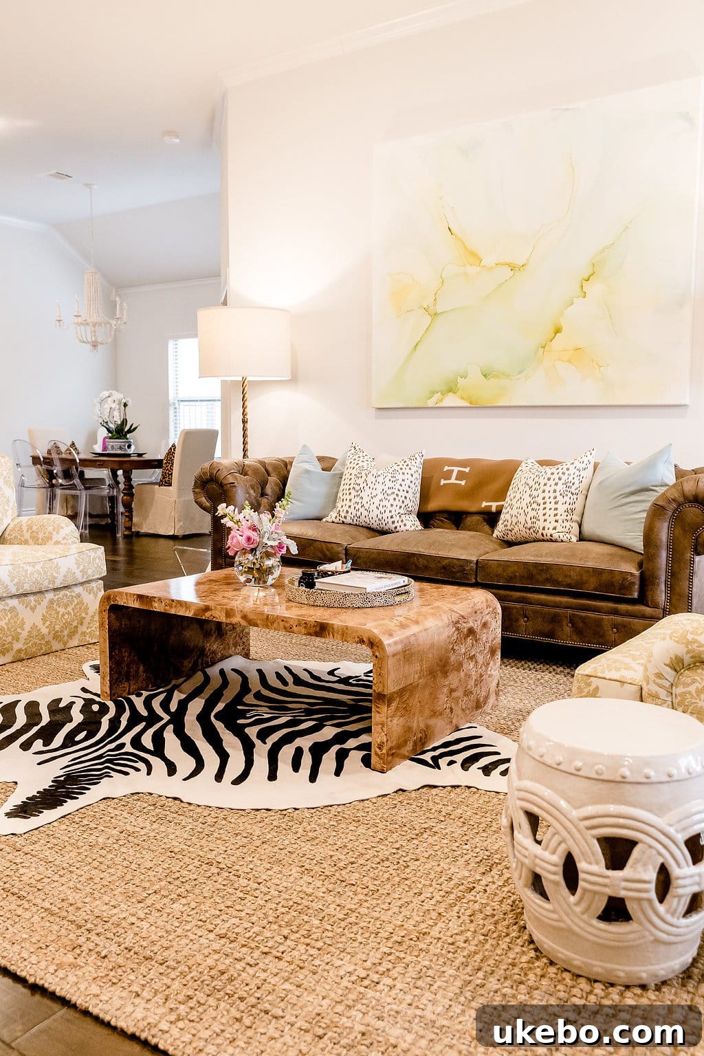 Inspiration for a Modern Burlwood Coffee Table Design