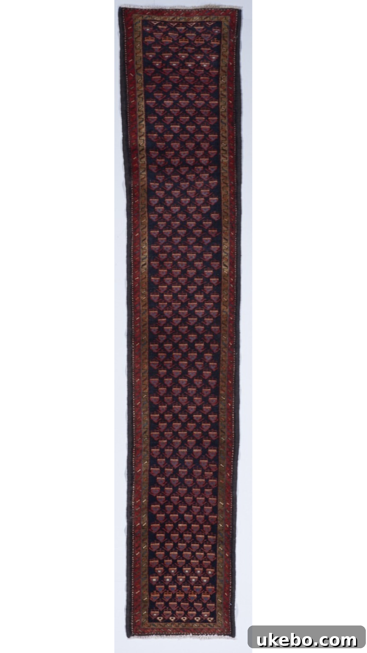 Third vintage rug contender, featuring a unique blend of colors and motifs