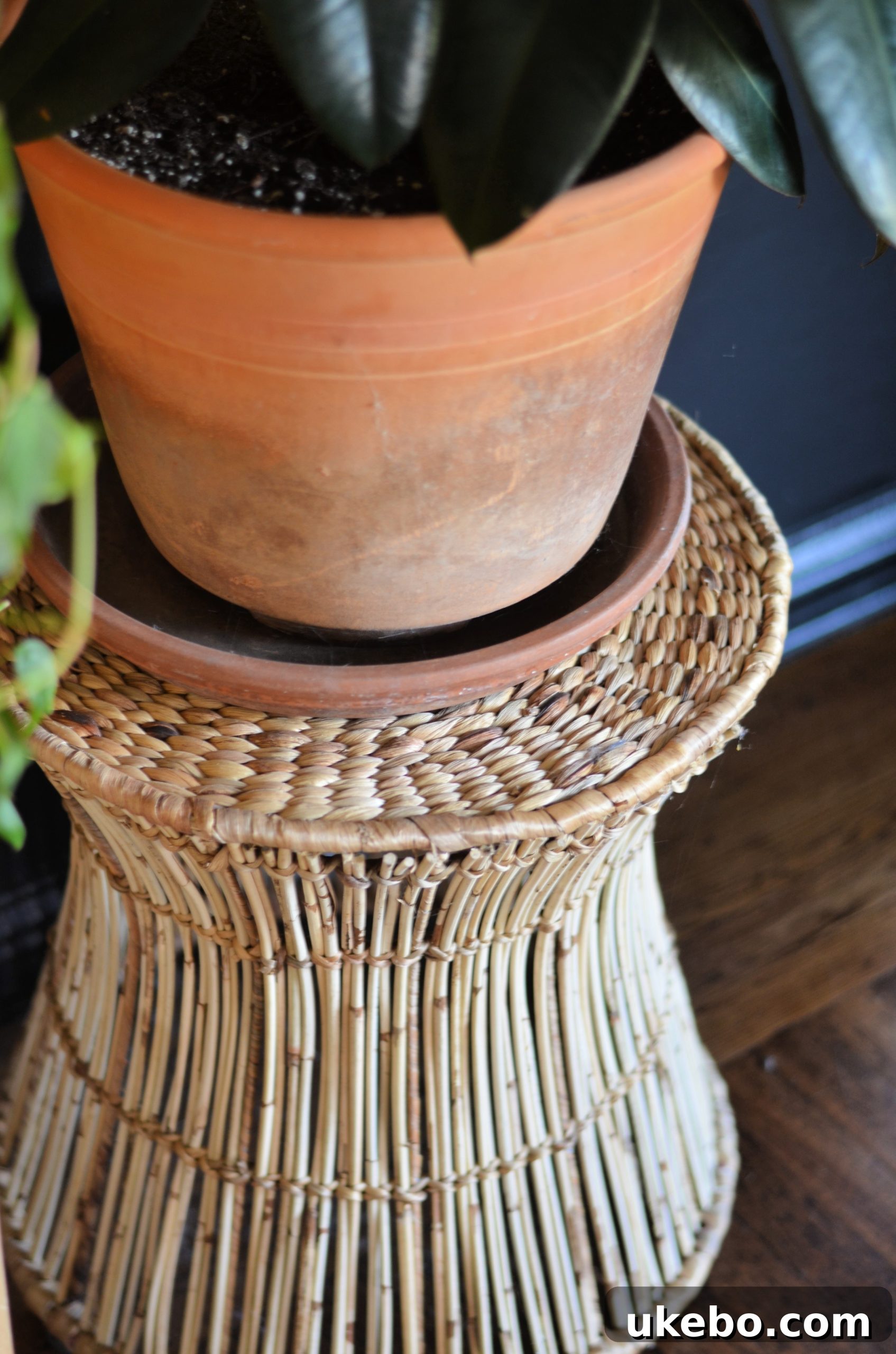 The Hyacinth accent table integrated into home decor, demonstrating its versatility and aesthetic appeal as a side table.