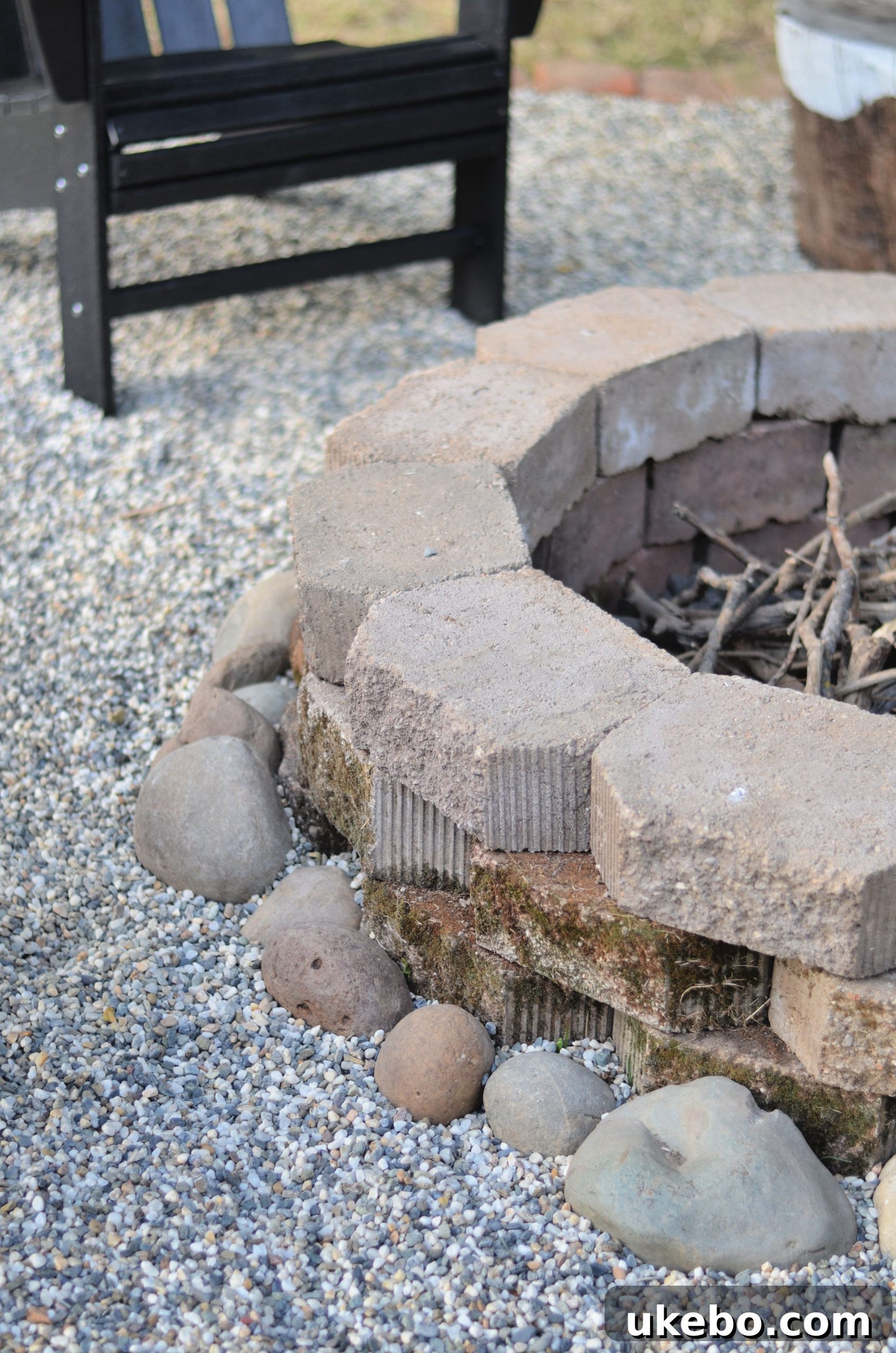 Crafting Your Perfect Summer Outdoor Oasis with POLYWOOD 24 Kids enjoying breakfast in the new fire pit area
