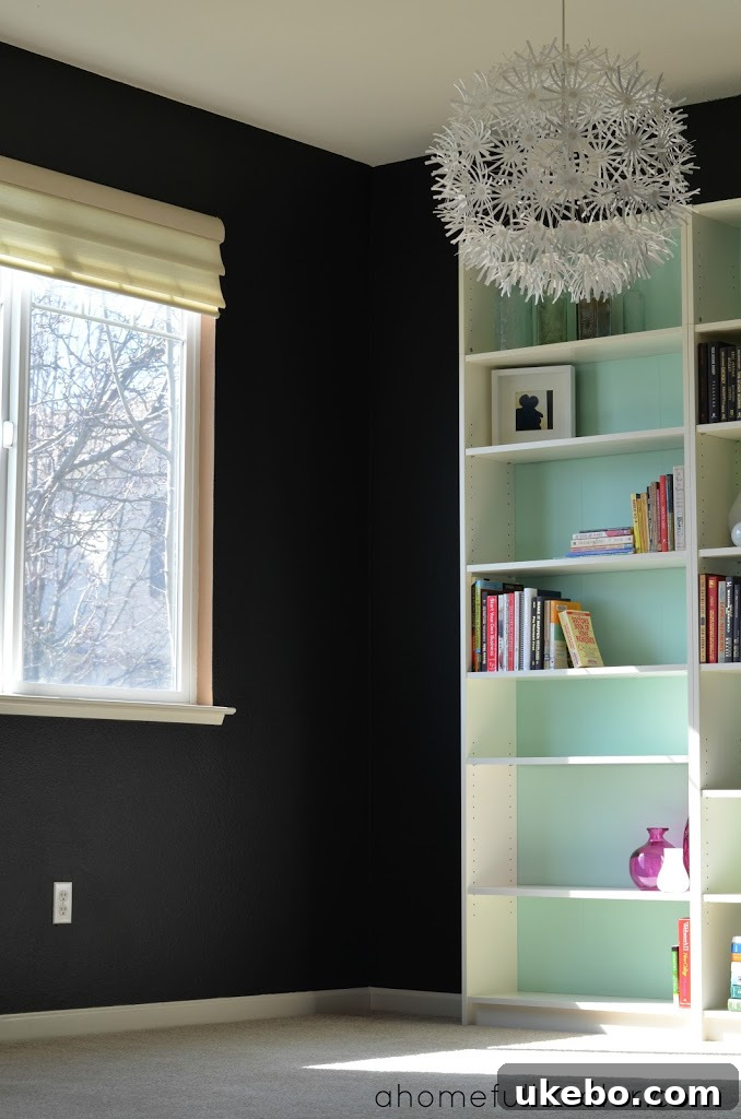 IKEA BILLY bookcase styled with books and decor in a home setting, demonstrating its versatility.
