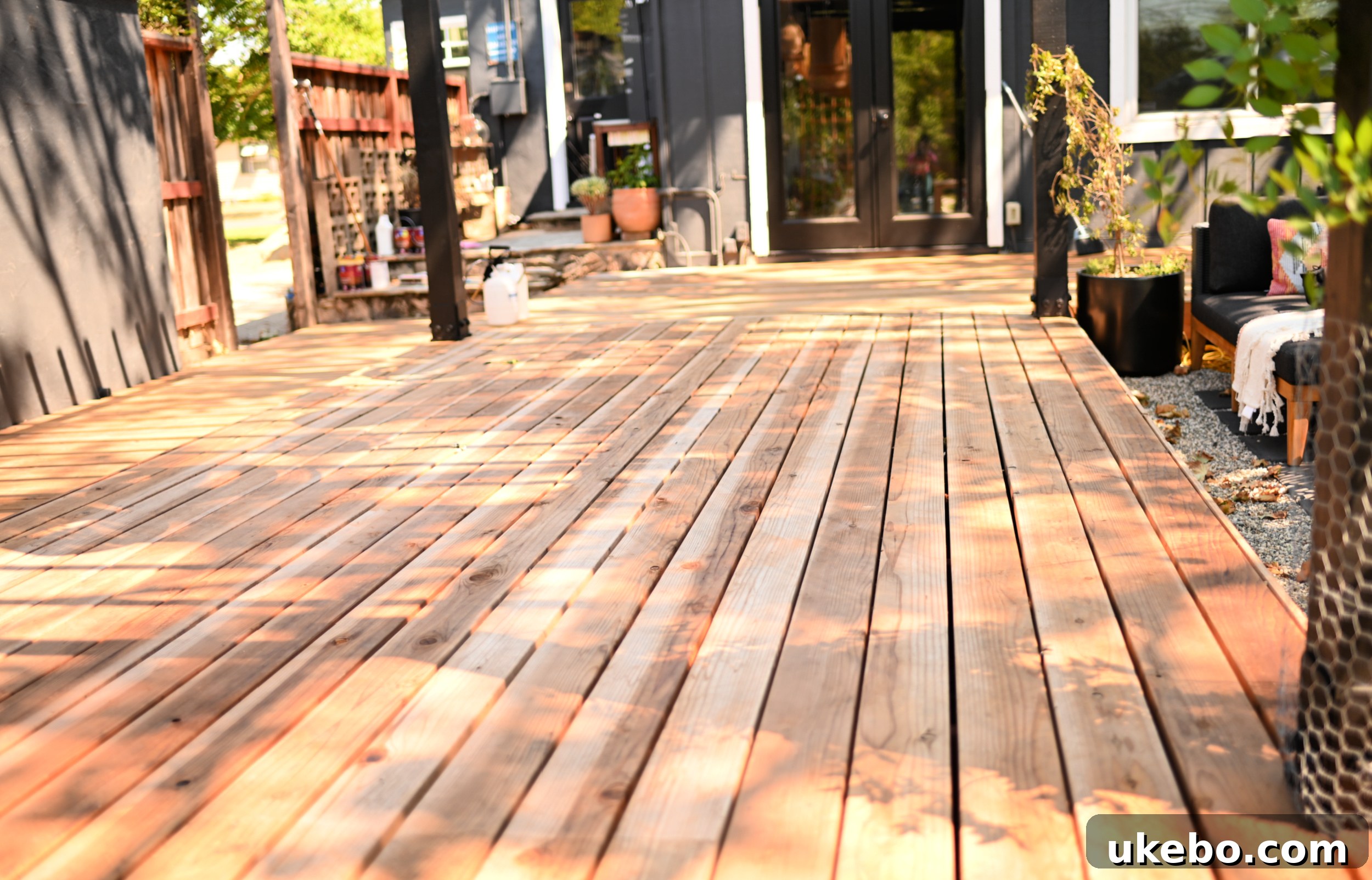 Bringing Our Deck Back to Life with Sherwin-Williams 4 Assortment of Sherwin-Williams SuperDeck products and staining tools