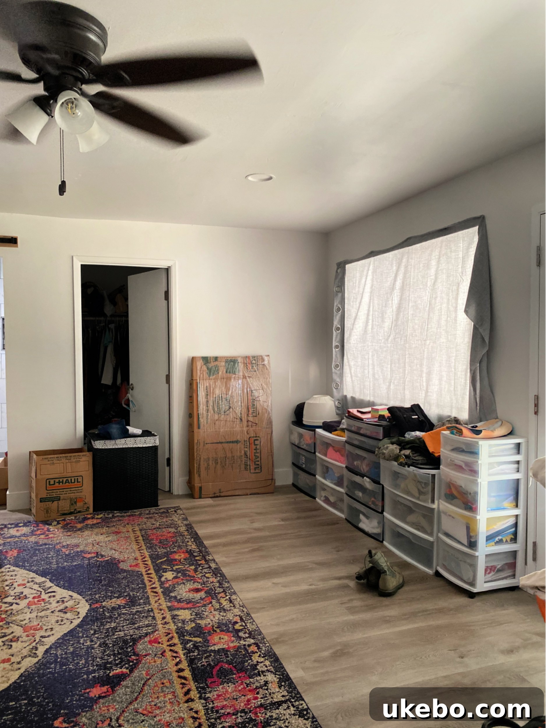 Bedroom before painting