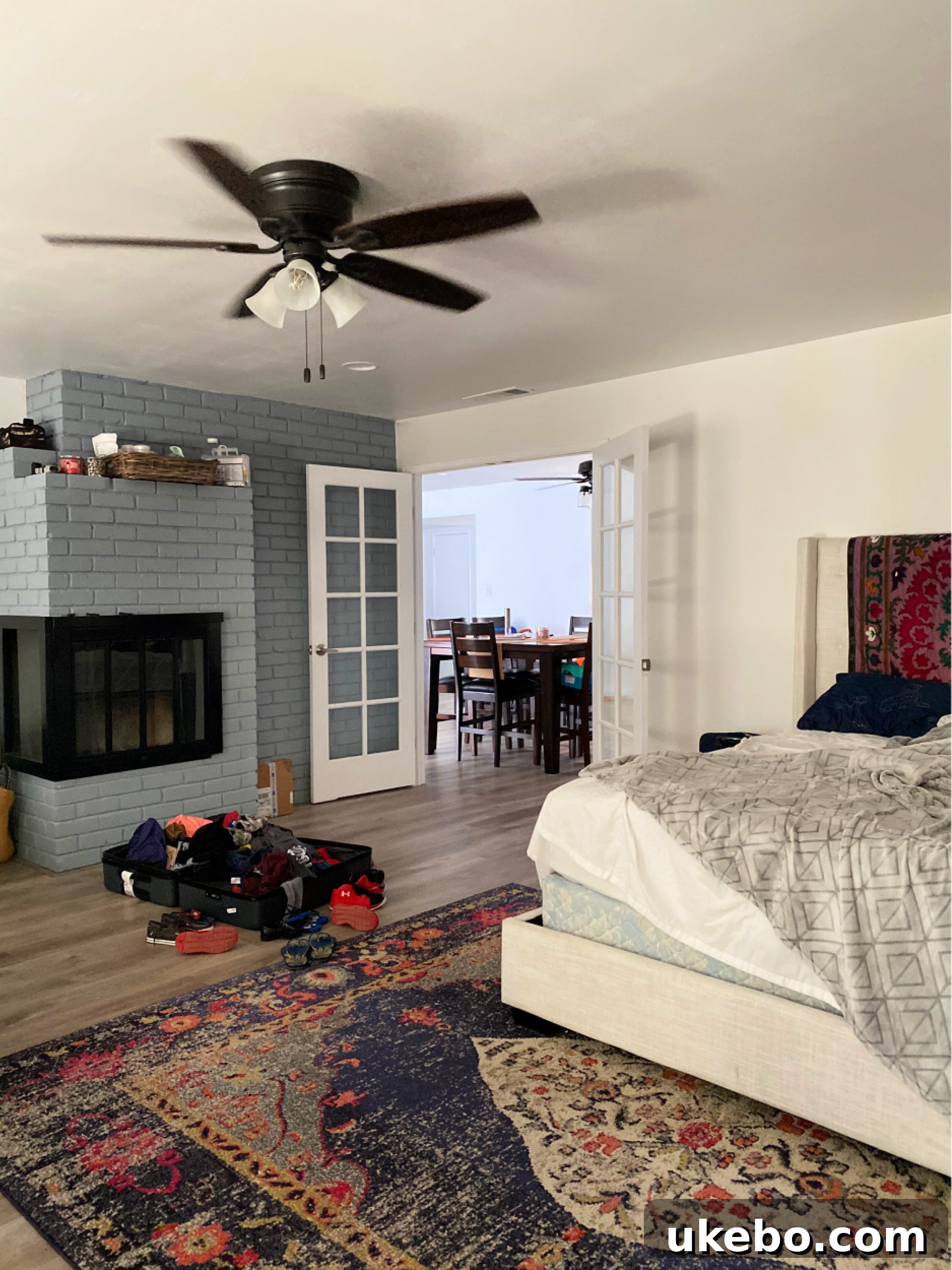 Empty bedroom before design