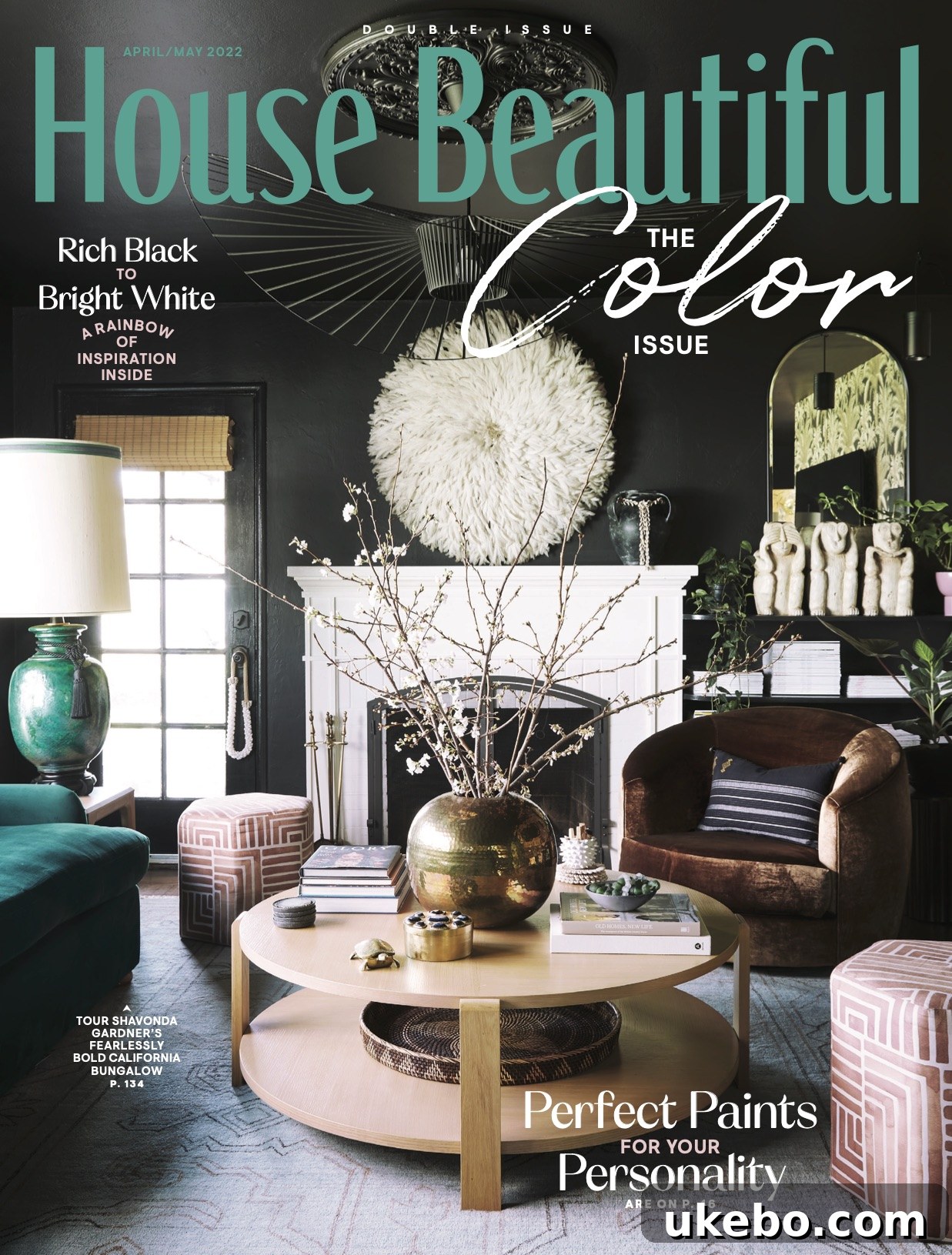 The Cottage Bungalow: A House Beautiful Gem 2 House Beautiful magazine cover featuring a unique home interior