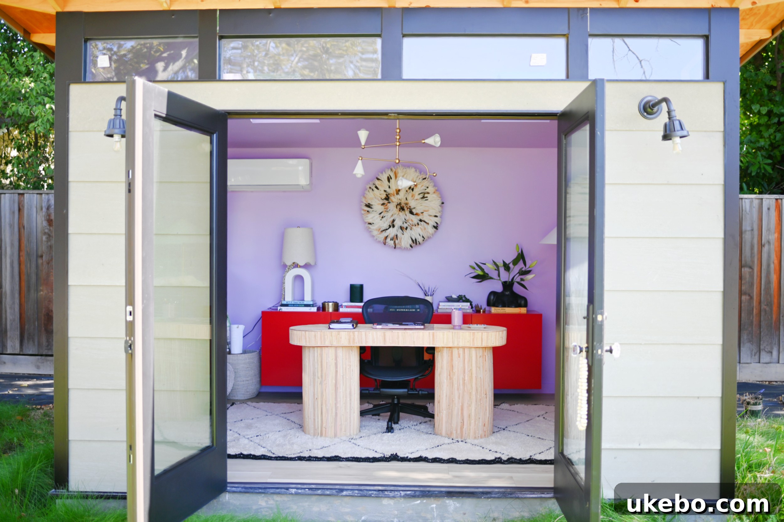 Relaxed shot of the office studio, inviting creativity and productivity