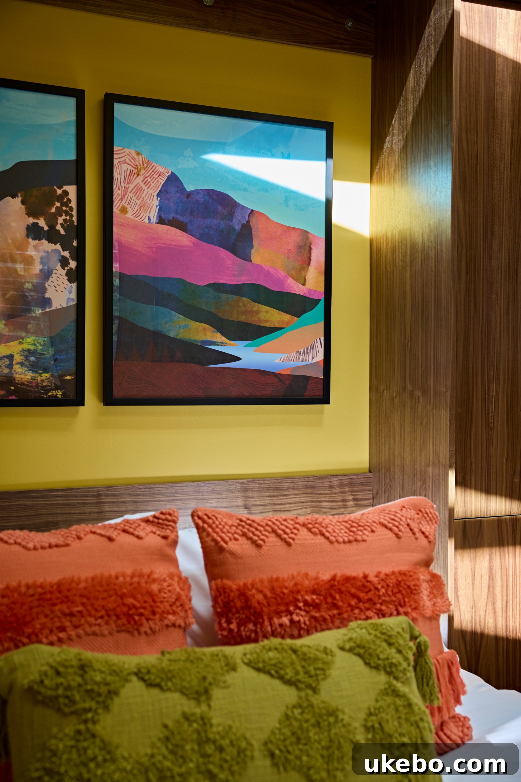 Velux Natural Light Room Makeover Contest 12 Overall shot of the renovated room, displaying the harmonious blend of colors and natural illumination