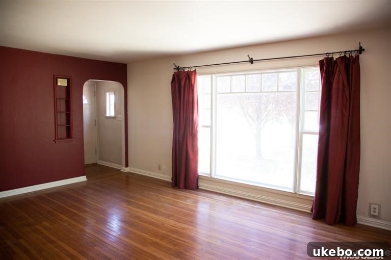 dated bungalow living room