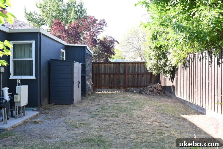 Primary Bedroom En Suite Addition: Plans and Construction Begin 3 Side yard view 1