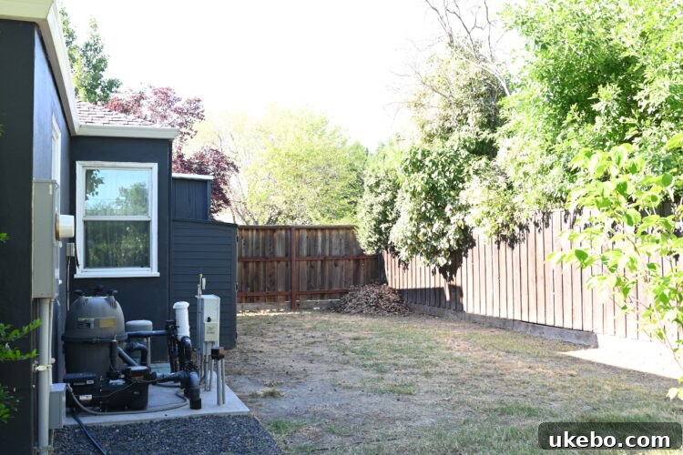 Primary Bedroom En Suite Addition: Plans and Construction Begin 4 Side yard view 2