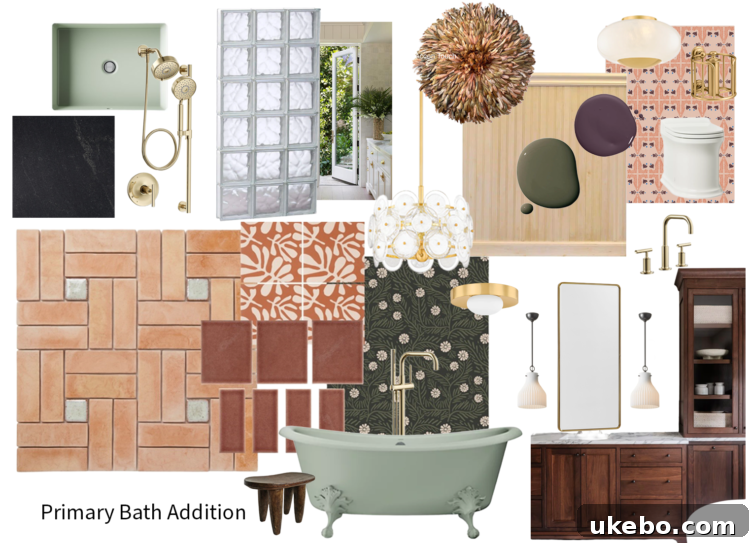 Primary Bedroom En Suite Addition: Plans and Construction Begin 10 Moodboard and materials